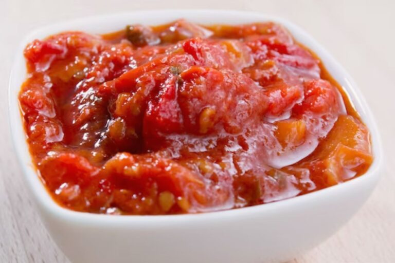 Salsa de pimientos asados casera