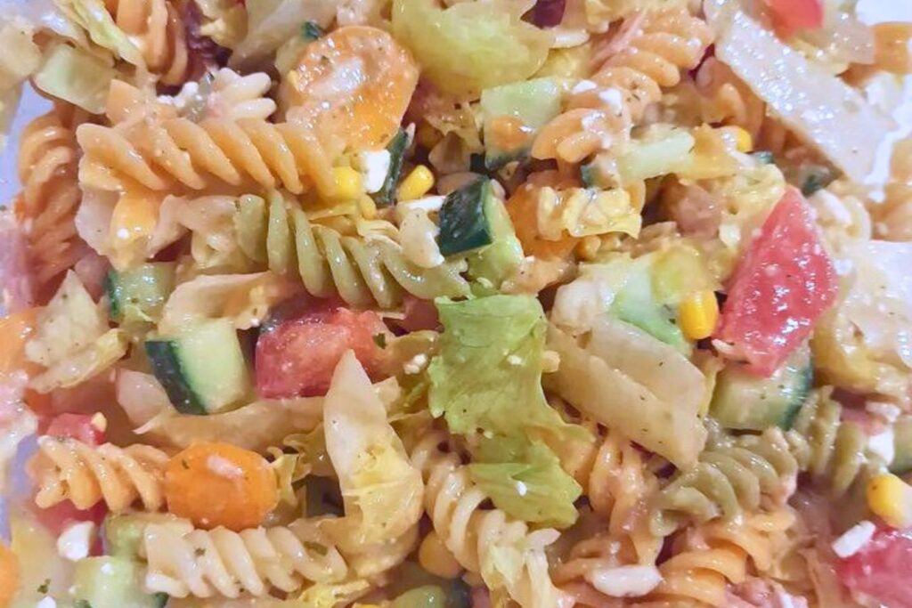 Ensalada de Pasta con salmón