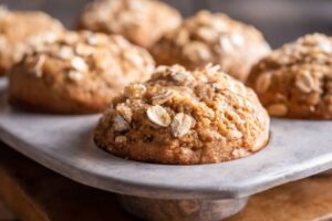 Muffins de banana y avena