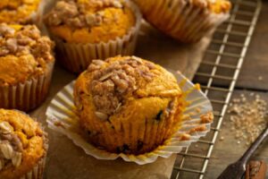 muffins de calabaza con avena