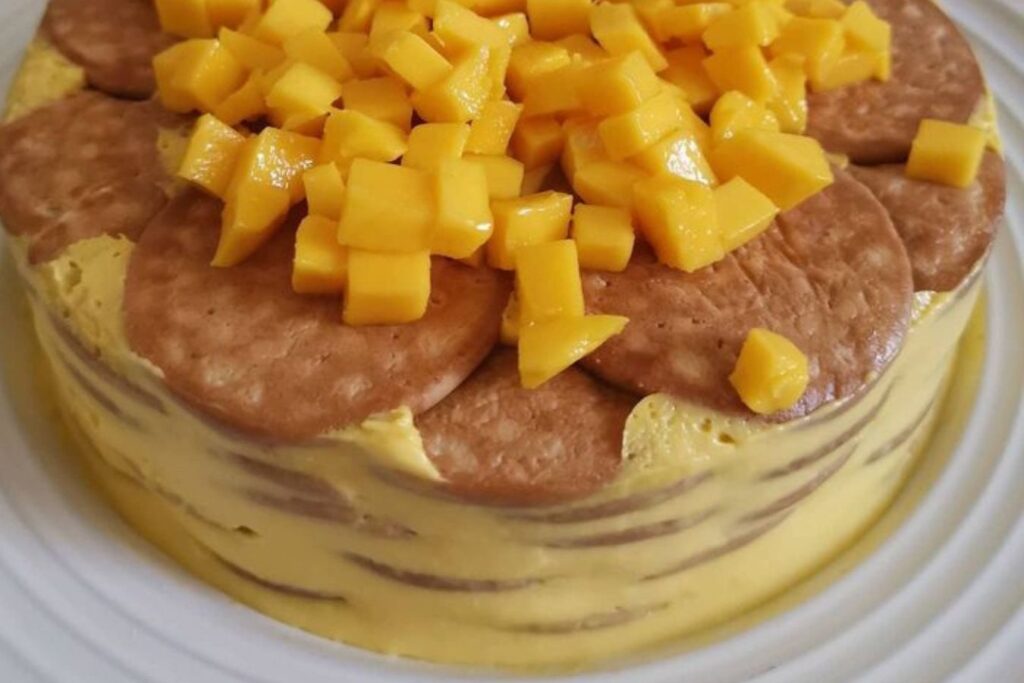 Carlota de Mango con Galletas María